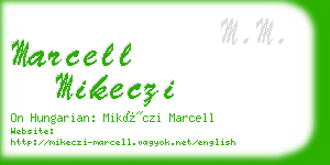 marcell mikeczi business card